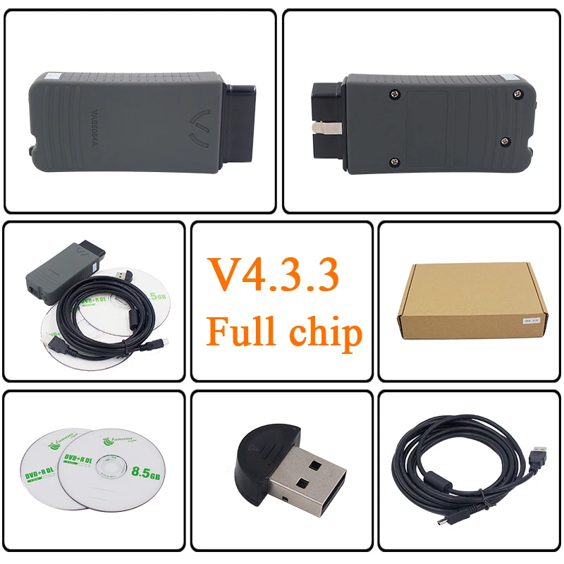 Оригинальный VAS 5054A ODIS V4.3.3 полный OKI чип OBD OBD2 диагностический инструмент VAS5054A 4.3.3/PC