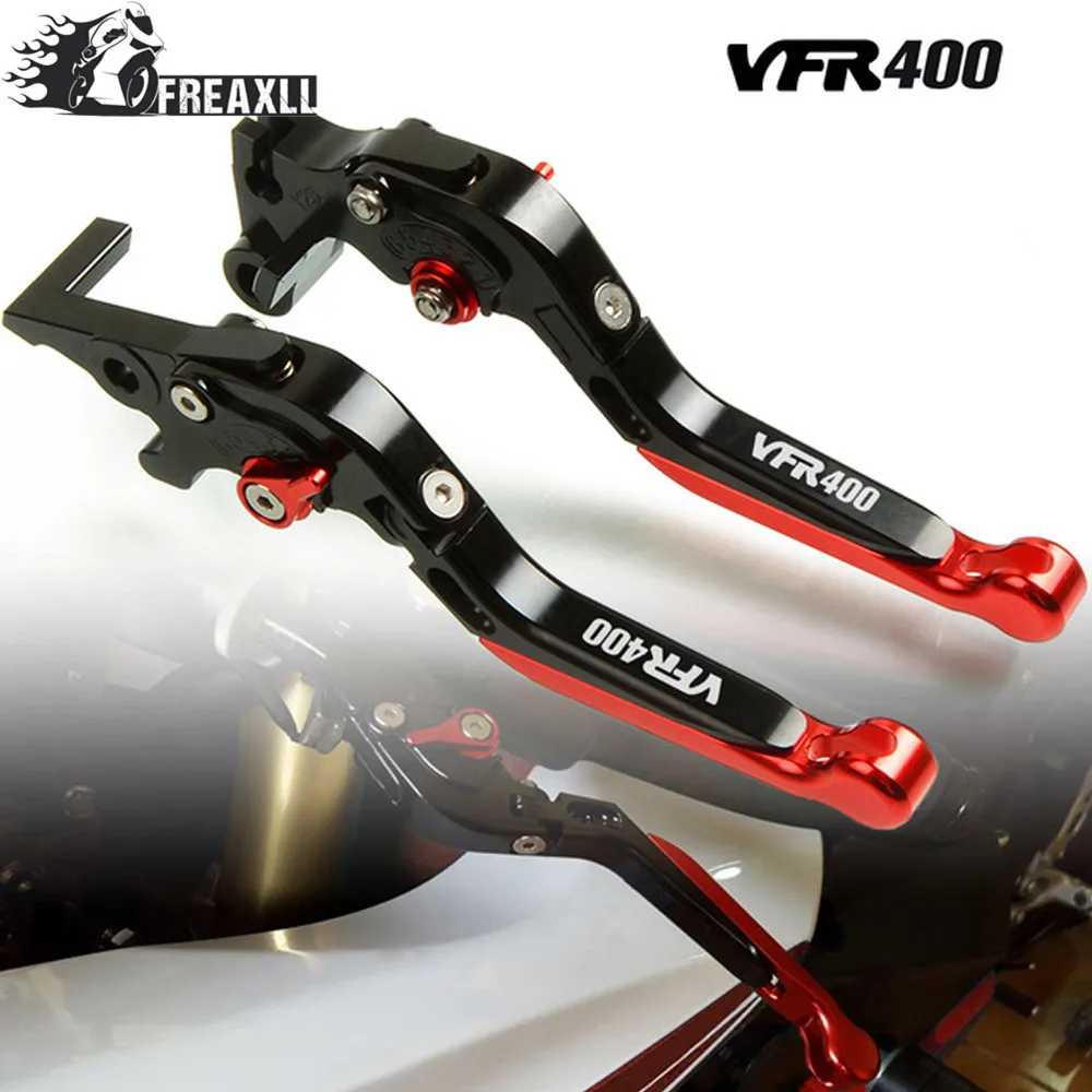 

CNC Aluminum Motorcycle Motorbike Brake Clutch Levers Adjustable Folding Extendable For Honda VFR400 VFR 400 1989 1990 1991 1992