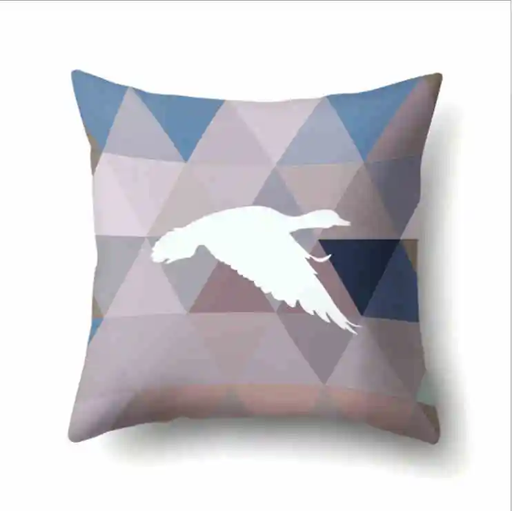 HGLEGYW Полиэстеровая наволочка для подушки Геометрическая Прямоугольная подушка