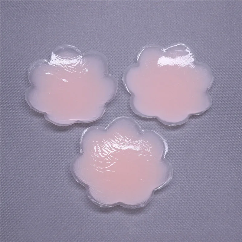1 пара силиконовых подушек на грудь с лепестками невидимый бюстгальтер наклейка