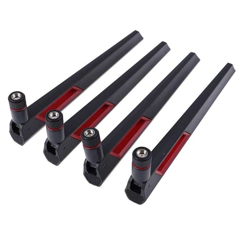 

2pcs 12 Dbi Двухдиапазонная wifi антенна 2,4G 5G 5.8Gh RP SMA Мужской универсальный усилитель WLAN маршрутизатор антенный усилитель