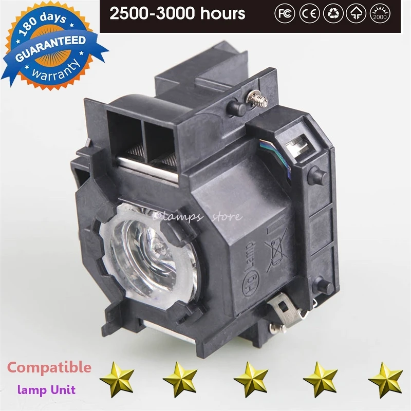 Высокое качество для ELPLP42 Сменный модуль лампы проектора для EPSON EMP-400W EB-410W EB-140 Вт EMP-83H PowerLite 822 H330B