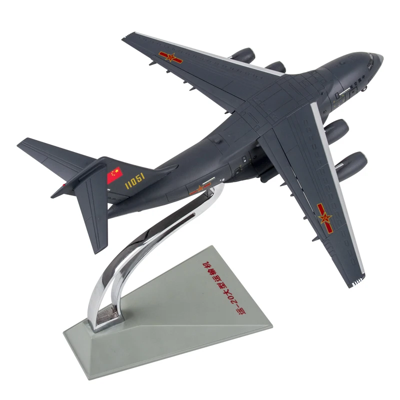 Абсолютно 1/144 масштаб Terebo модель самолета игрушки Китай Xian Y-20 большой Военный транспортный самолет литья под давлением металлическая модель истребителя, игрушки