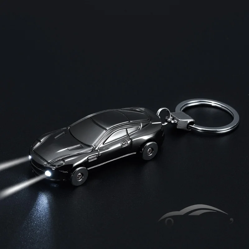 1 Вольфрамовая Зажигалка для ветрового стекла креативная USB перезаряжаемая с прикуривателем модель автомобиля мини-брелок на цепочке многофункциональная Мужская крутая зажигалка - Цвет: 1