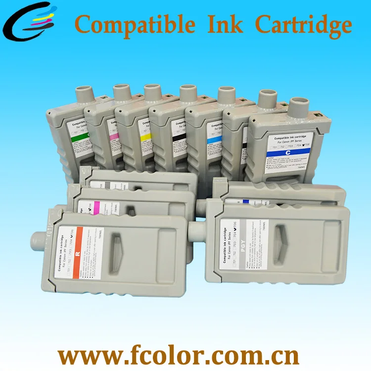 Custom Quanttity order Quality PFI-307 PFI307 Ink Tank iPF830 IPF840 IPF850 Printer Replace Ink Cartridge