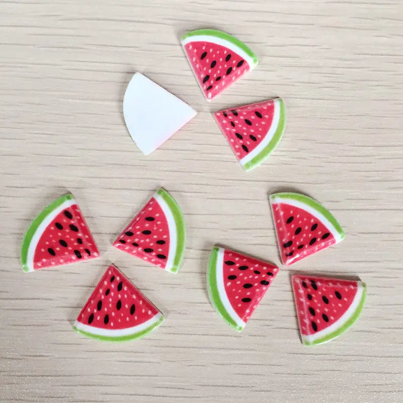 DIY20pieces lovely watermelon telephone flat resin crafts rhinestone buttons scrapbook Jewelry accessories-A738 | Дом и сад