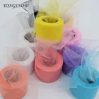 25 ярких ярдовпартия, 2 дюйма, рулон тюлевой ткани, катушка, юбка-пачка на праздник подарок, ремесла, декоративные украшения для свадьбы, сделай сам, товары для вечеринок