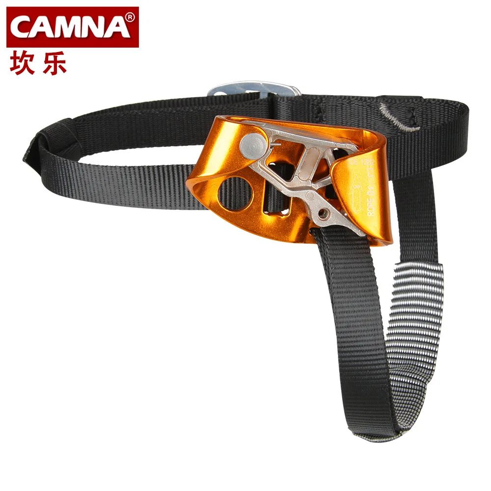 

CAMNA Outdoor Rock climbing hole probe hole foot type rise device rope climbing rope climbing rope stepping foot rise device
