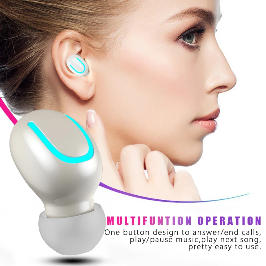 ANBES Bluetooth 5 0 наушники TWS беспроводные спортивные HBQ Q32 гарнитура Мини игровые PK