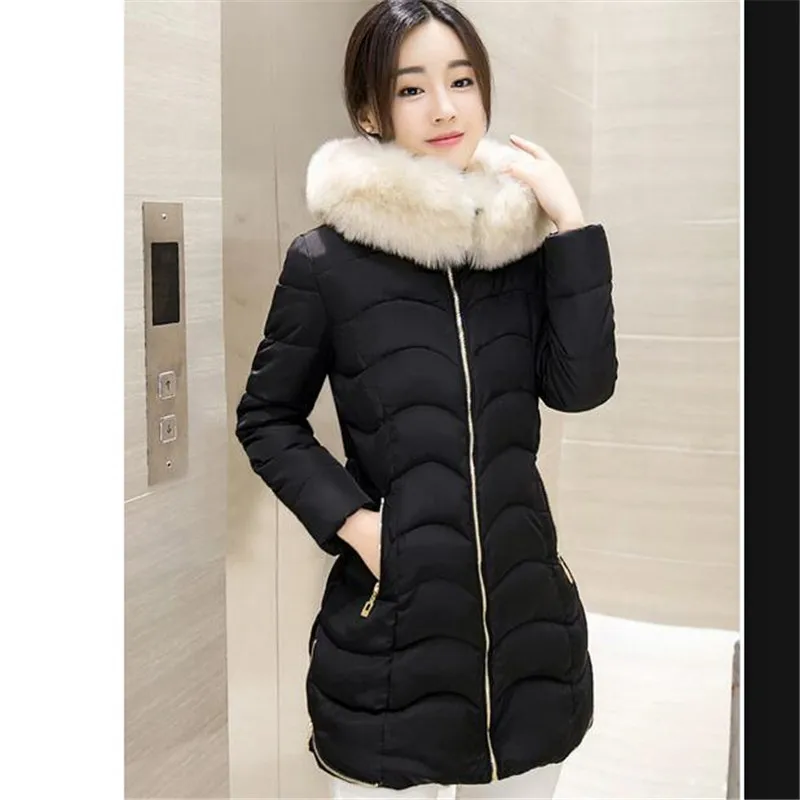 

2017 New Jacket Women Winter Coat Womens Medium-Long Cotton Warm Jacket Plus Size Coat High Quality Hot Sale Female parka A0018