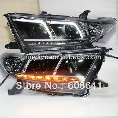 

Kluger Highlander LED F Type Angel Eyes Head Lamp For TOYOTA 2012 TLZ
