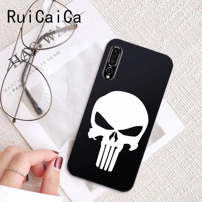 Ruicaica Marvel Game The Punisher Ghost Rider Phone Case Shell for HuaweiP9 P10 Plus Mate9 10 Mate10 Lite P20 Pro Honor10 View10 | Мобильные