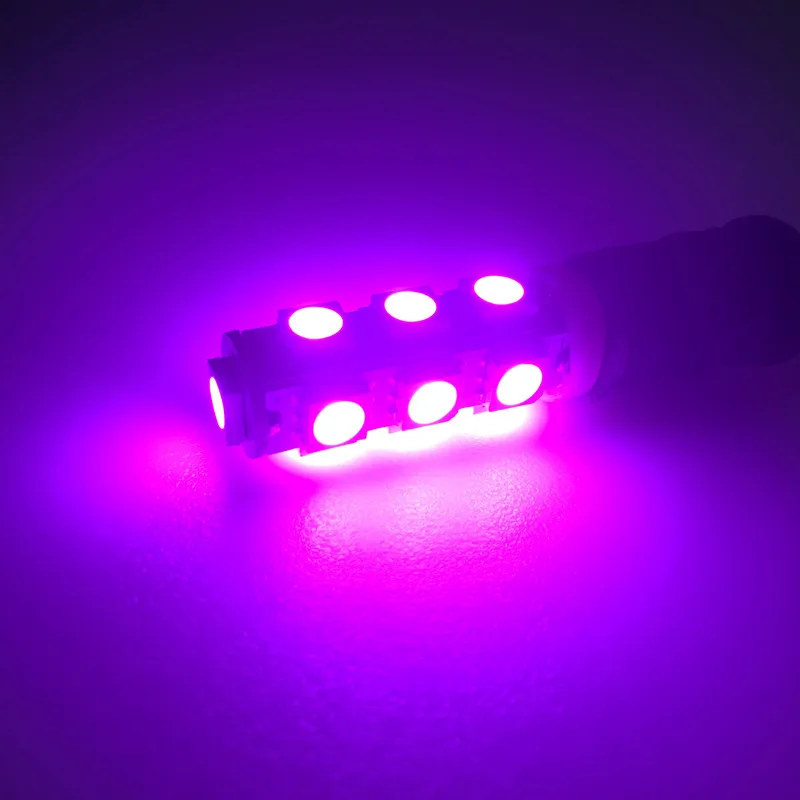 100 шт. t10 5050 13SMD Клин лампы W5W T10 светодио дный авто лампа светодио дный w5w светодио дный белый 194 интерьер Инструмент Сторона задние лампы