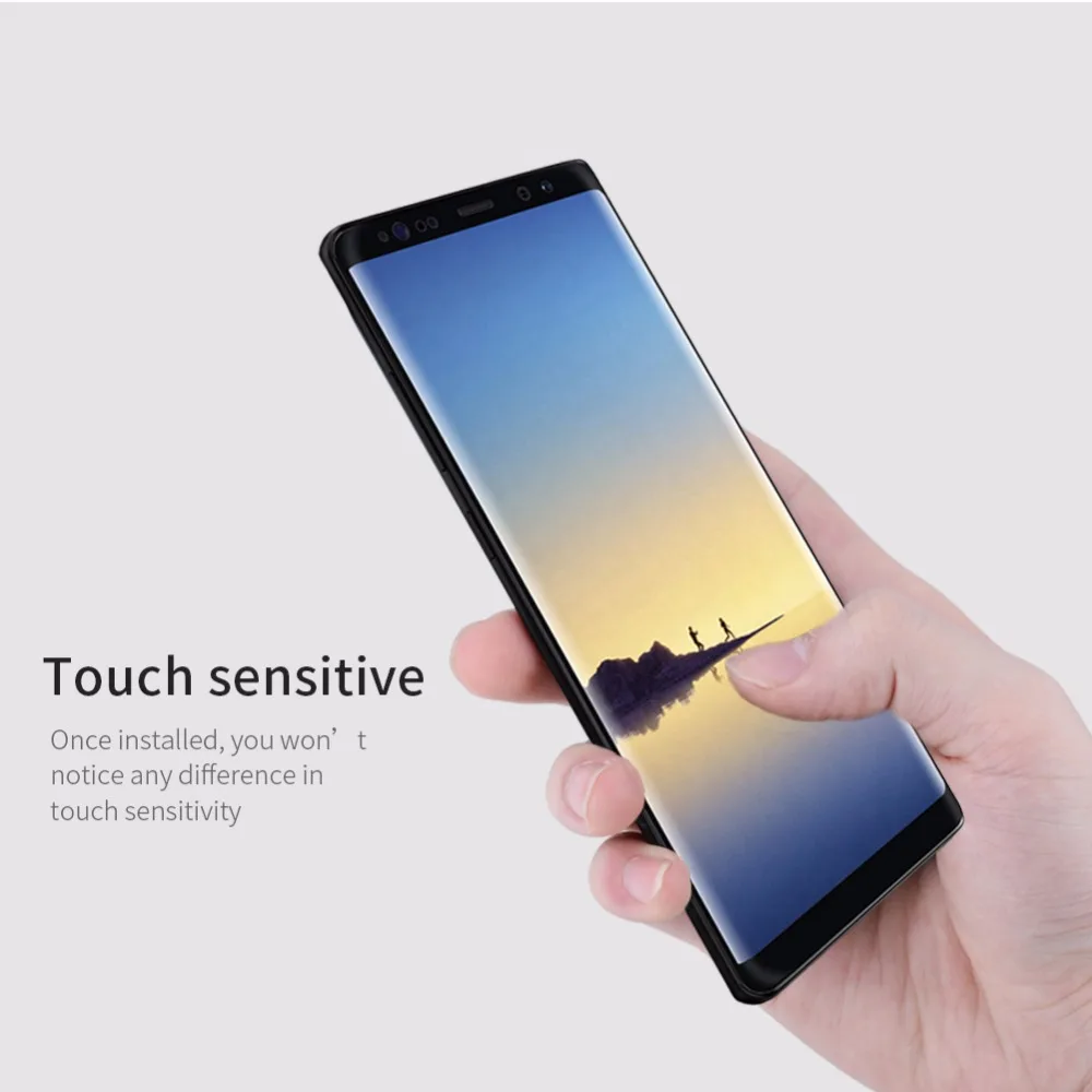 NILLKIN для Samsung Galaxy Note 8 3D 0.1 мм полное покрытие AP + Pro взрывозащищенные мягкие