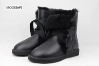 2019 european high quality snow boots real sheepskin 100natural wool womens boots free delivery women