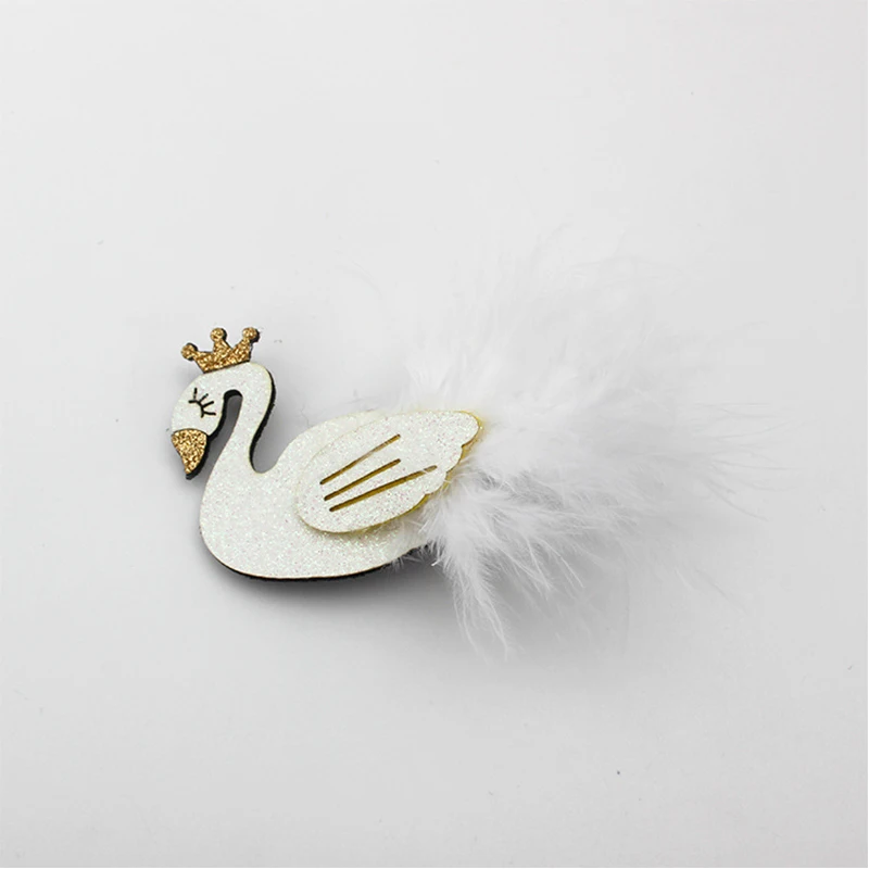 Блестящие шпильки для волос Золотая Корона Мультяшные животные аксессуары