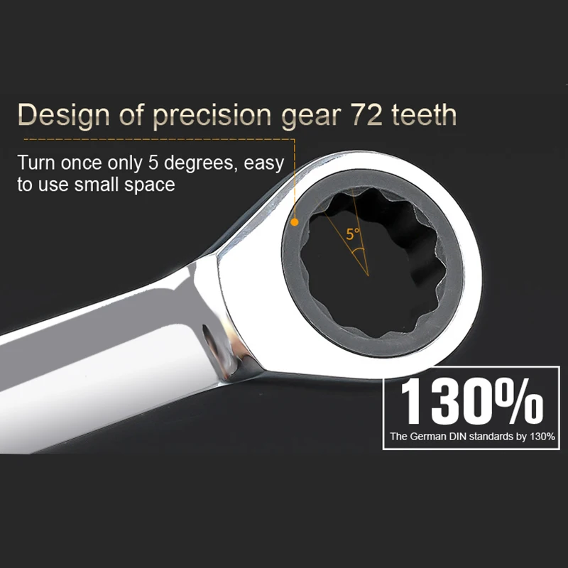 1x 19mm End Wrench Allen Key Ratchet Spanners Lens Ring Flexible Adjustable Head Mini Air Spanner Set and Clank | Инструменты