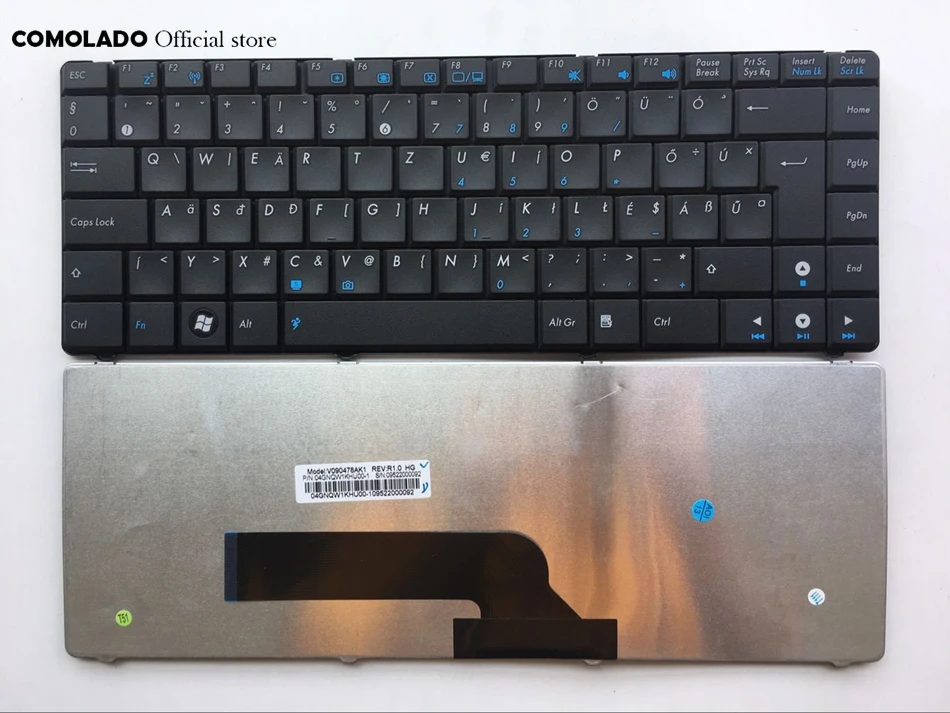 HU Hungary keyboard For ASUS K40 K40AC K401 K40IE K40IN K40AB K40AN K40A x8ain X8AC X8AE K40E X8IC X8E black Keyboard Layout | Компьютеры