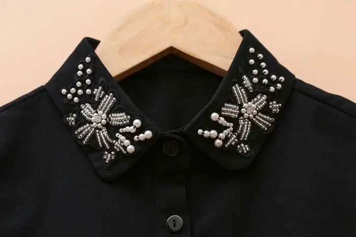 Модный новейший наконечник 2017 ожерелье с жемчугом и кристаллами жилет женский