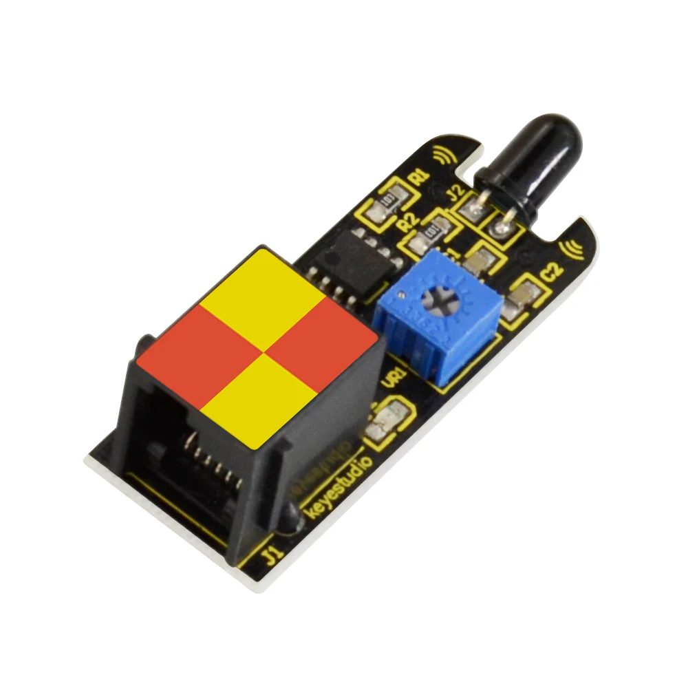 Новинка! Модуль датчика пламени Keyestudio RJ11 EASY plug для Arduino STEAM|Аксессуары