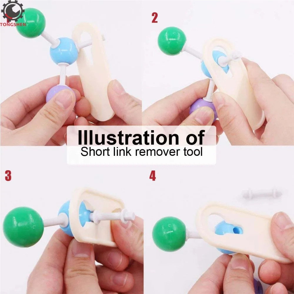 

178Pcs Chemistry Molecular Model Kit for Organic & Inorganic Chemistry Molecule Model Modeling Building Set for Student Teacher