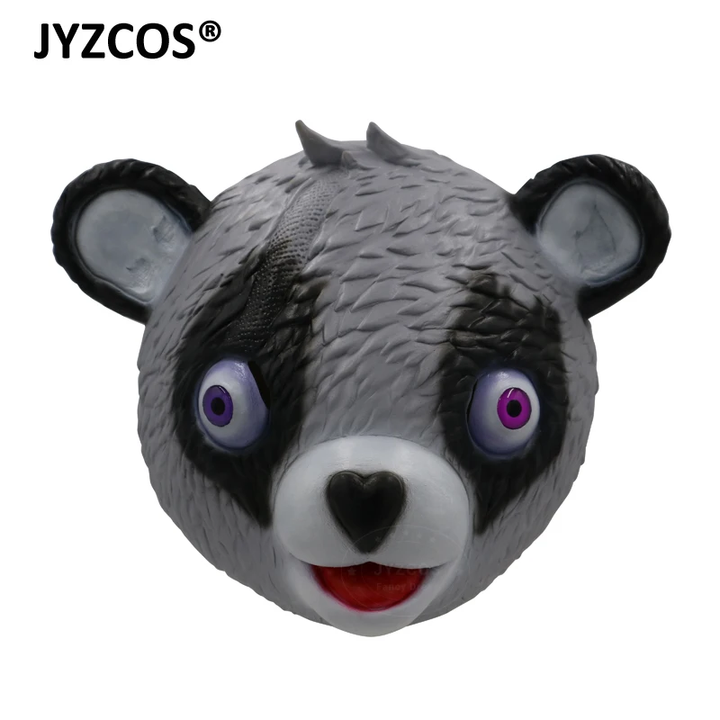 JYZCOS Kid Team Leader розовая маска медведь латексная шлем Funy Animal Косплей Хэллоуин