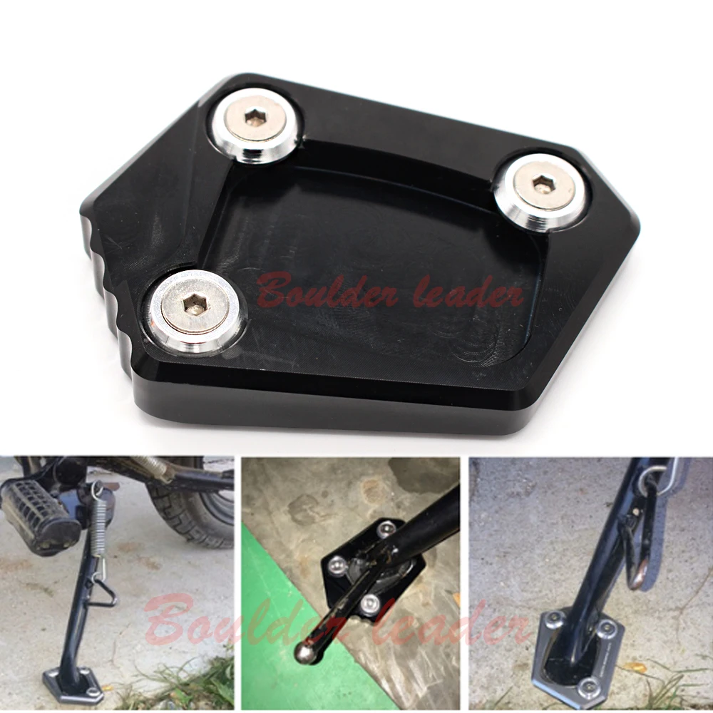for Honda NC700X NC700S NC700D Integra CBR500R CB500F CB500X CNC Kickstand Side Stand Plate Pad Enlarge Extension |