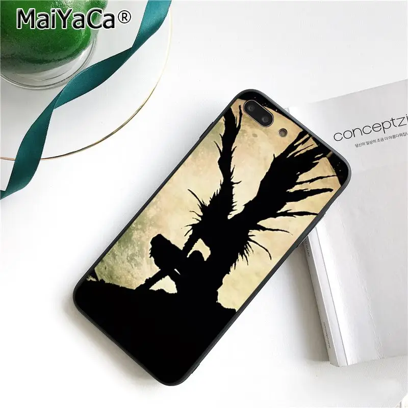 MaiYaCa чехол Ryuk смерть Кира Coque чехол для телефона для iphone 11 Pro 11Pro Max X XS MAX 6 6s, 7, 7 plus, 8, 8 Plus, 5 5S SE XR