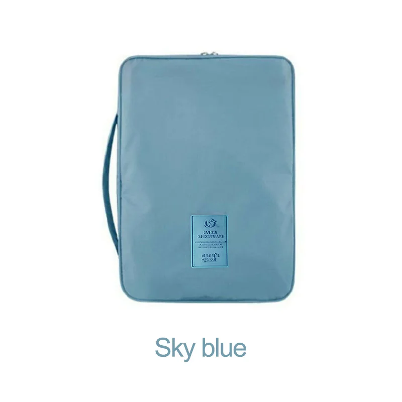 Sky blue Открытый рубашка и галстук сумка для деловой поездки, портативный многофункциональный мешок коллекции, рубашка и одежда коллекция мешок - Цвет: Sky blue
