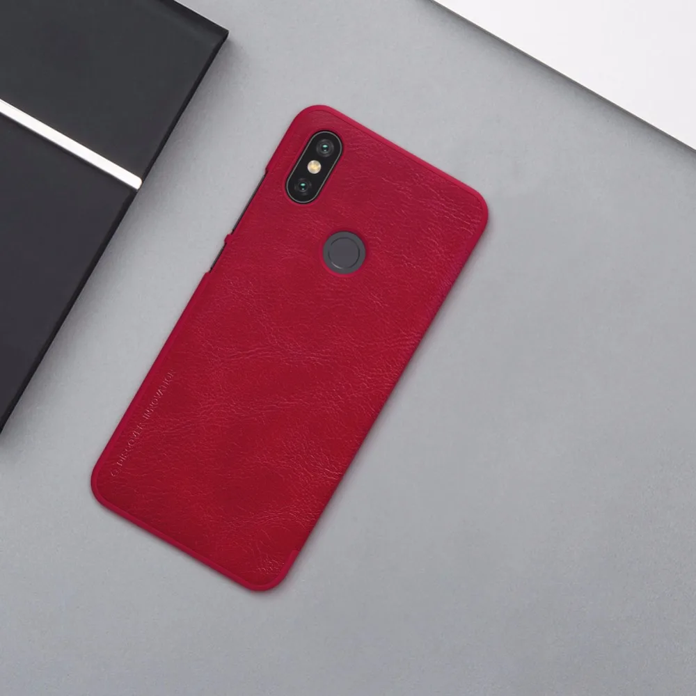 Xiaomi mi A2 чехол Xiaomi mi A2 чехол Nillkin QIN Роскошный кожаный чехол с защитой флип смарт-чехол для Xiao mi A2 6X