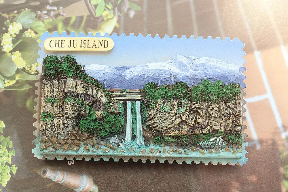 Остров джеджу Южная Корея туристический сувенир для путешествий 3D декоративный
