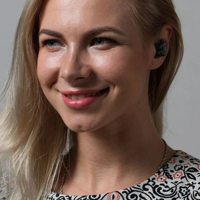 TWS 5.0 True Wireless Earbuds Mini Stereo Bluetooth Earphone Twins Waterproof Sport Earphones with Charging Case for Phone | Электроника