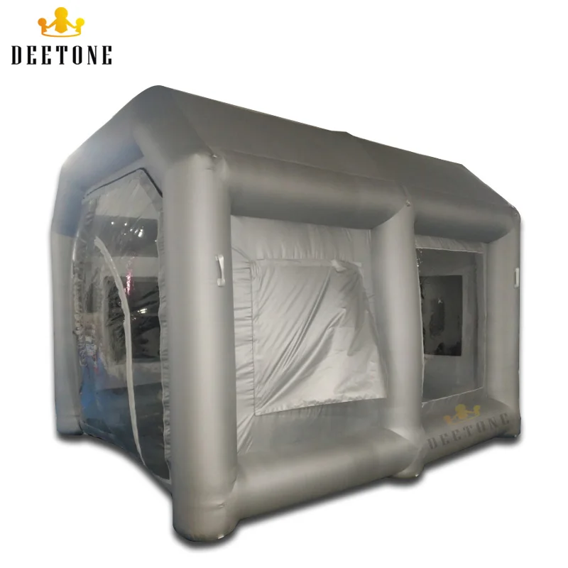 DEETONE 4x3 mH портативная надувная покрасочная Палатка используется аэрозольная