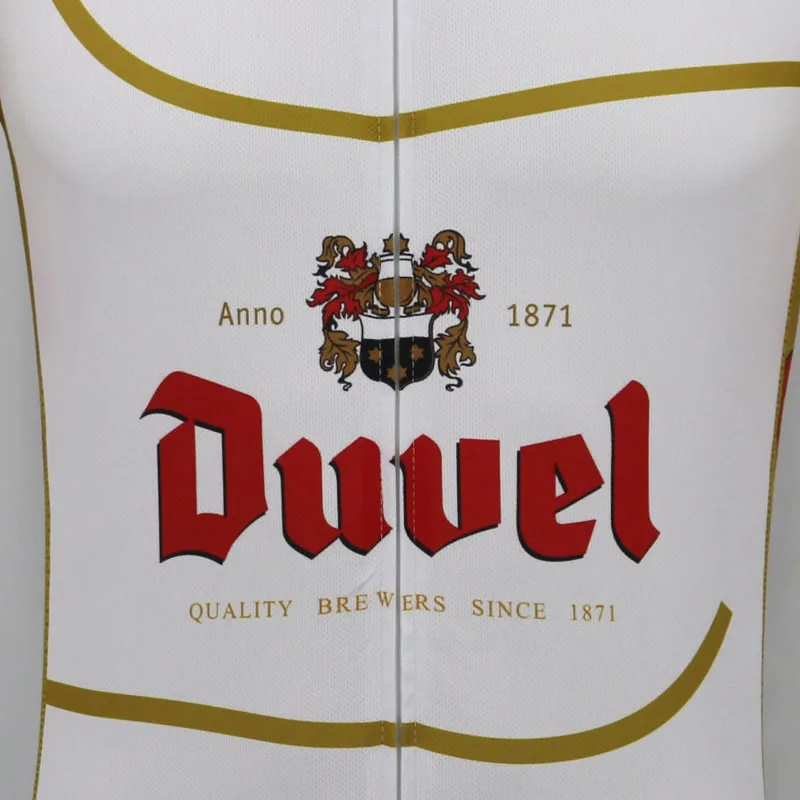 DUVEL Бельгийская игровая Мужская велосипедная майка высшего качества, одежда для шоссейного велосипеда, белая, MTB camisa ciclismo, Шоссейная, горная, даунруп