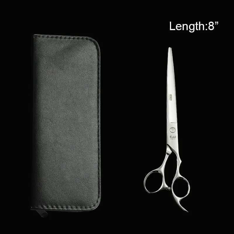 1pc-8inch-case Парикмахерские ножницы " /6,5"/" /7,5"/", филировочные ножницы, профессиональные ножницы для волос, стильные инструменты для парикмахерских или собак - Цвет: 1pc-8inch-case