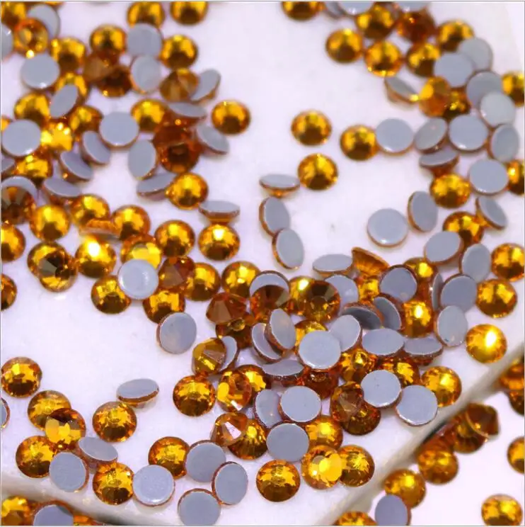 Стразы PEACE topaz & AB с горячей фиксацией цветные кристаллы стеклянные SS3 SS30 стразы