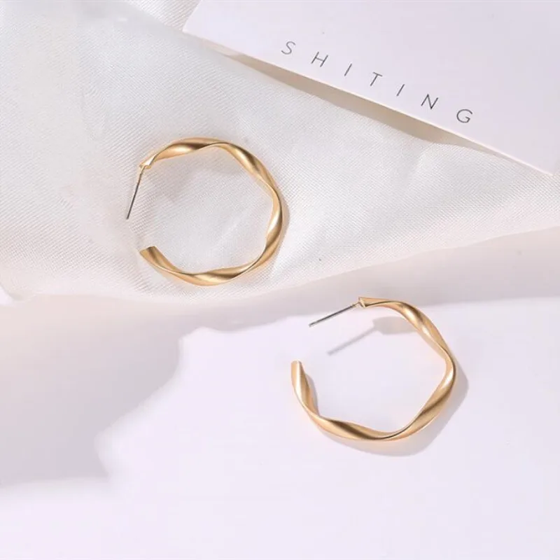 Timlee E306 новые оригинальные подвесные круглые геометрические серьги из Сплава