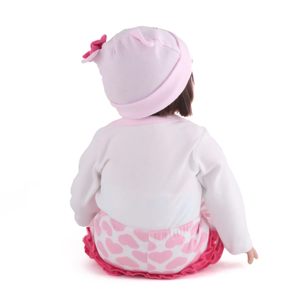 Кукла реборн силиконовая Мягкая 55 см 22 дюйма|doll reborn 22|dolls for girl kidssilicone dolls |