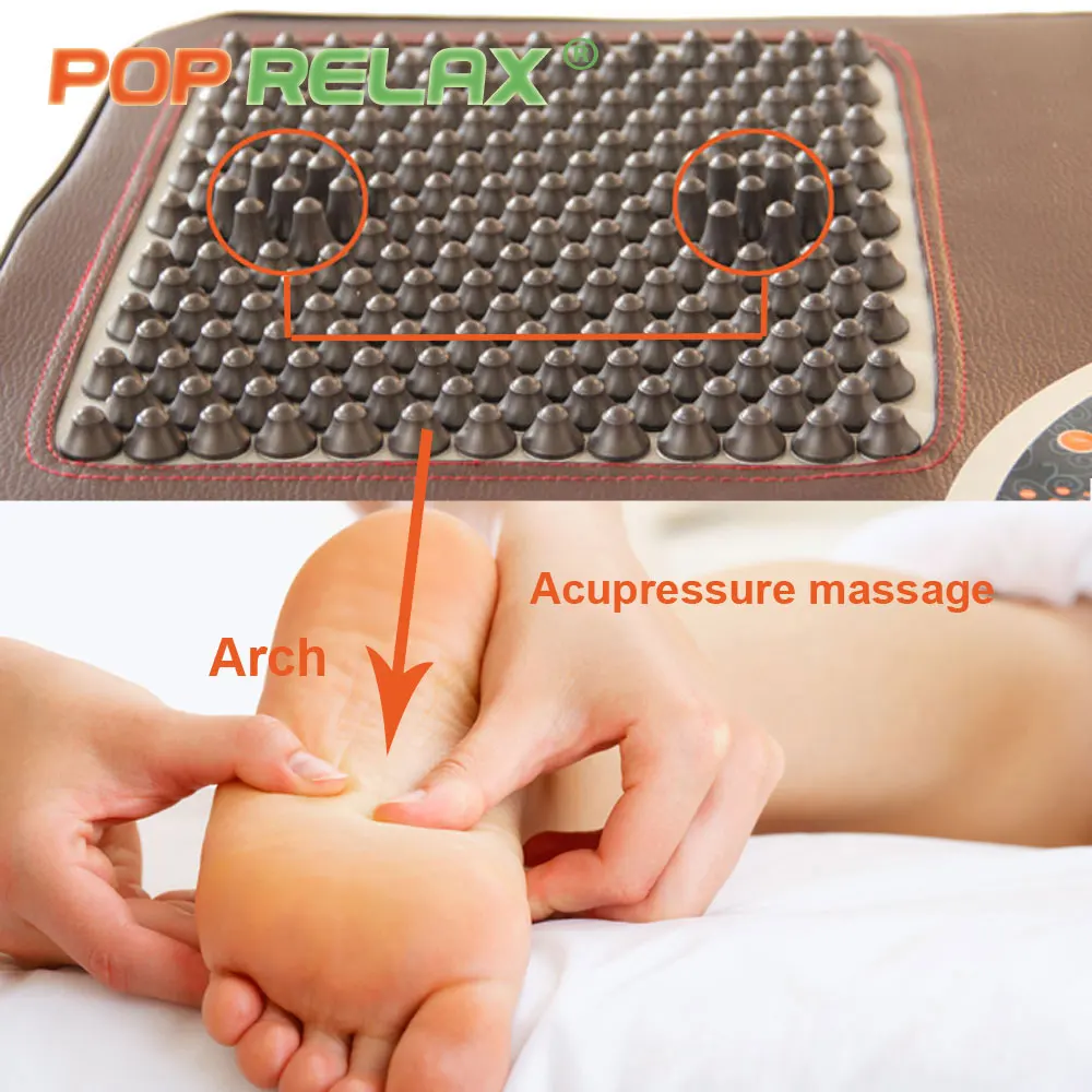 Массажный коврик для ног POP RELAX NUGA NM55 турмалиновый германиевый с