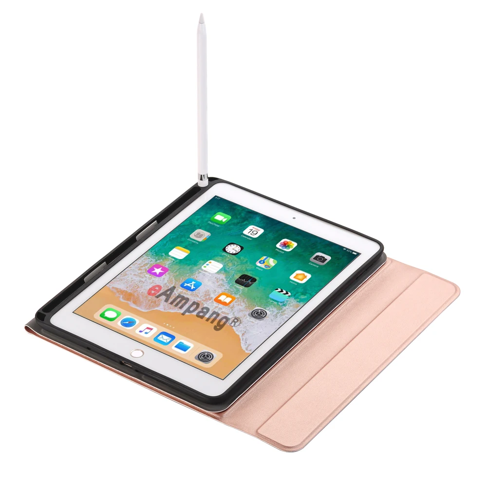 Держатель для карандашей клавиатура чехол для Apple iPad 9,7 6 6th поколения 5 5th Air 1/Air 2/Pro 9,7 A1893 A1954 A1822 A1823 A1566