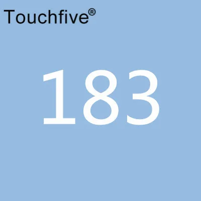 183 TOUCHFIVE дополнительный цвет двойная головка художественные маркеры Кисть ручка на спиртовой основе эскизные маркеры манга ручки для рисования товары для рукоделия - Цвет: 183