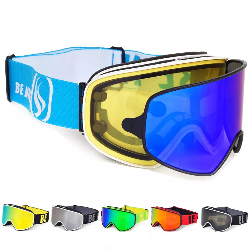 

Ski Goggles 2 in 1 with Magnetic Dual-use polarized Lens Anti-fog UV400 Snowboard Men Skiing Goggles Women Ski Eyewear Glasses