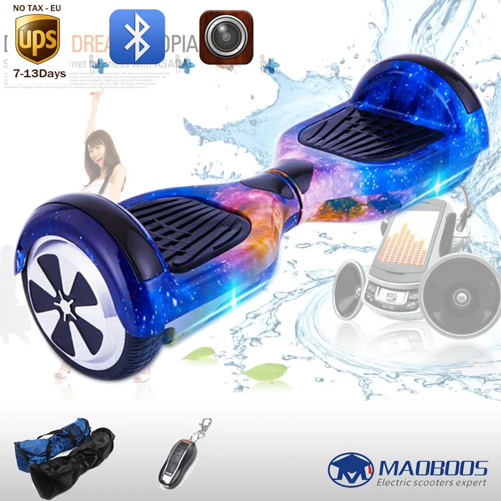 Hoverboard Self Balance скутер Электрический 6 5 дюймов два колеса электрический Gyroscooter Bluetooth