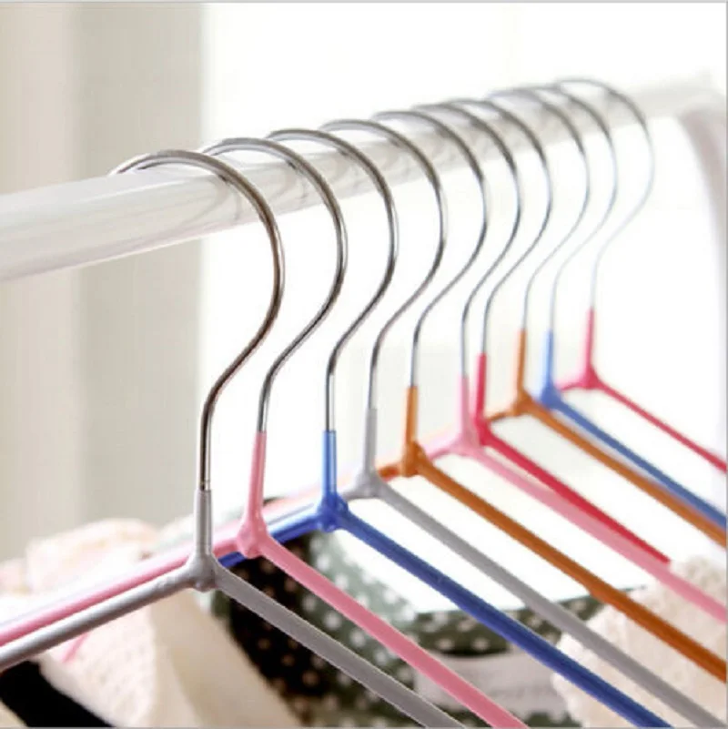 Новый сверхпрочный 10 шт Серебряный металлический провод пальто одежда рубашка