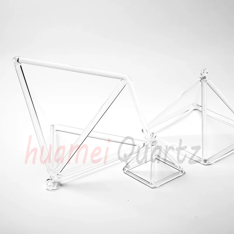 3 и 8 дюймов 2 шт Кристалл Пирамида энергии для звукового исцеления музыкальной