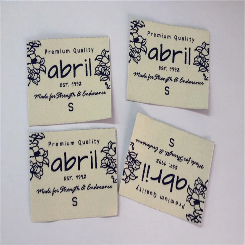 

Factory Price Customized Garment Label High Density Woven Label