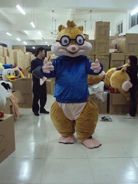 Элвин и телефон милый мультяшный персонаж костюм для взрослых Рождественский