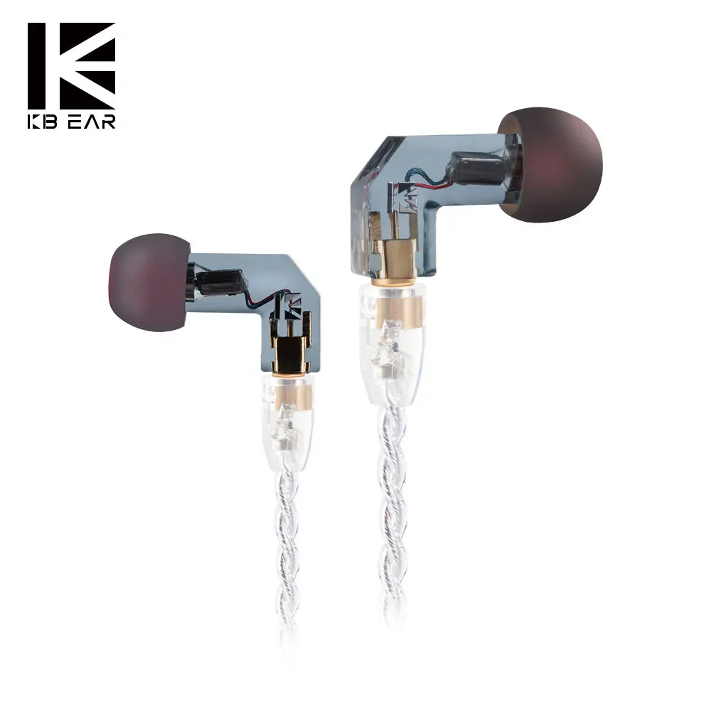 KBEAR F1 в ухо наушник 1 сбалансированный арматурный драйвер высокого класса HIFI бас гарнитура монитор dj наушники