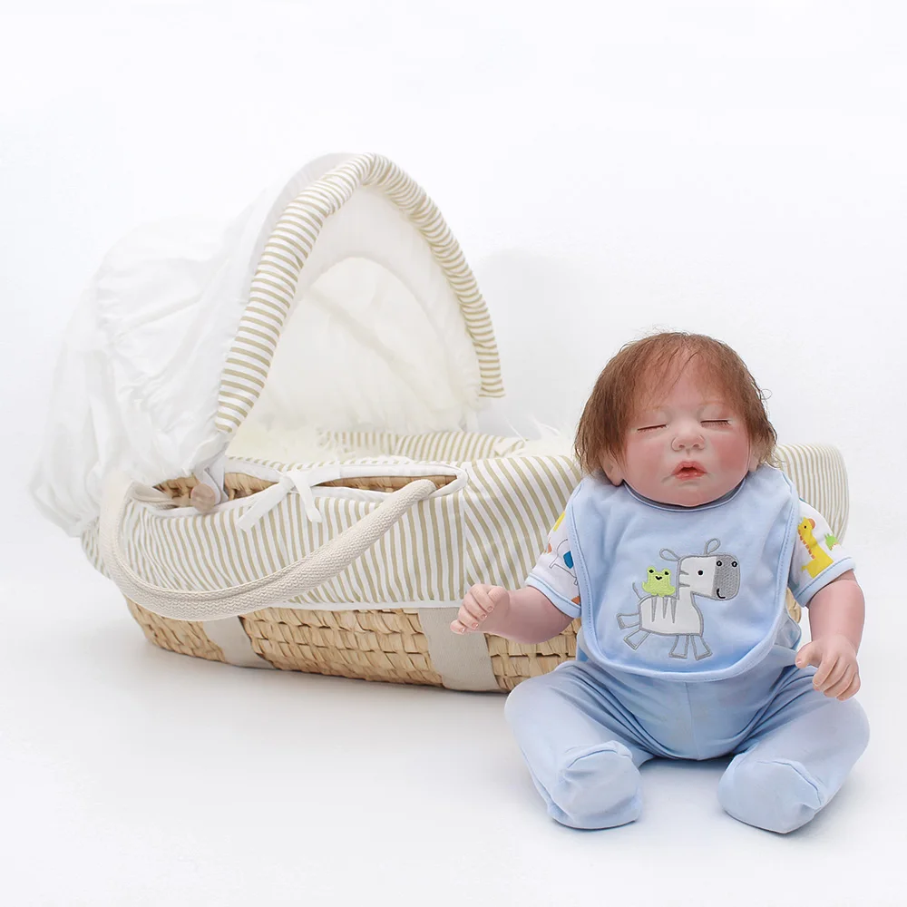 Куклы DollMai Bebes reborn boy 20 &quotМягкие силиконовые куклы baby для детей подарок play house toys
