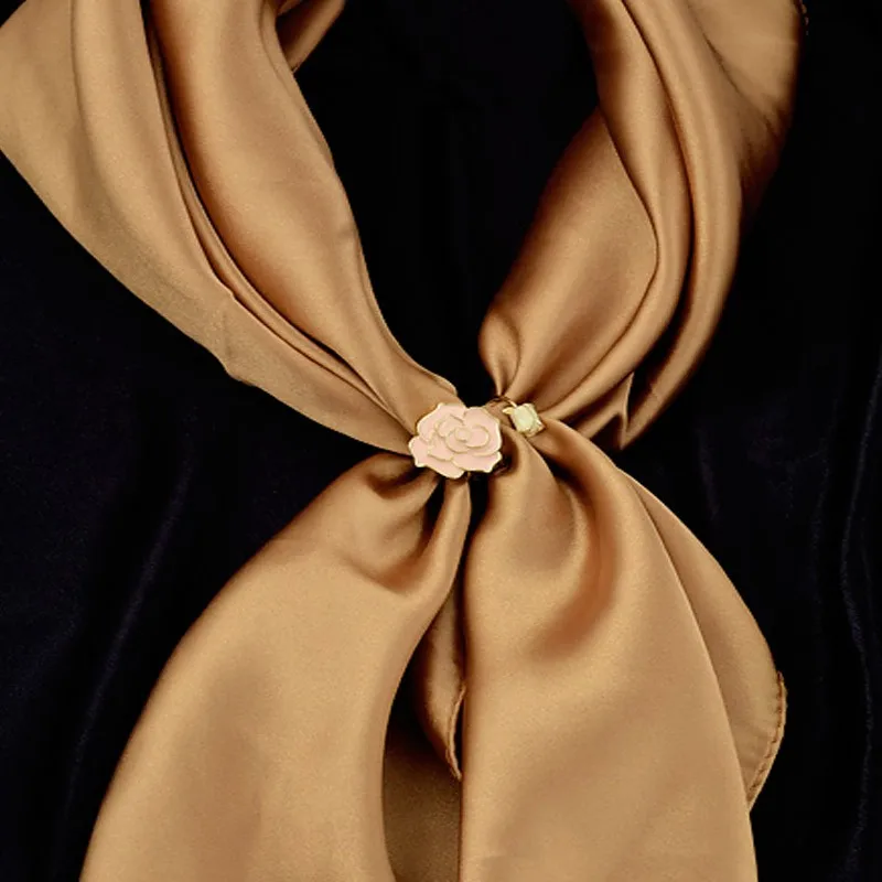 2018 модные ювелирные изделия брошь в форме розового цветка с эмалью пряжка для